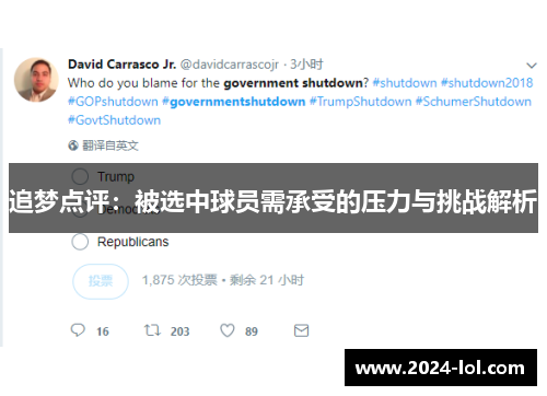 追梦点评：被选中球员需承受的压力与挑战解析